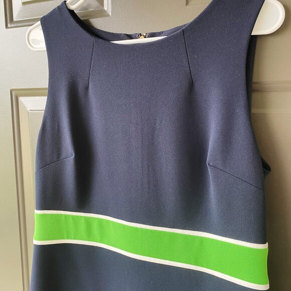 Tommy Hilfiger Navy & Green Above Knee Mini Summer Dress Size 10 - Picture 3 of 5
